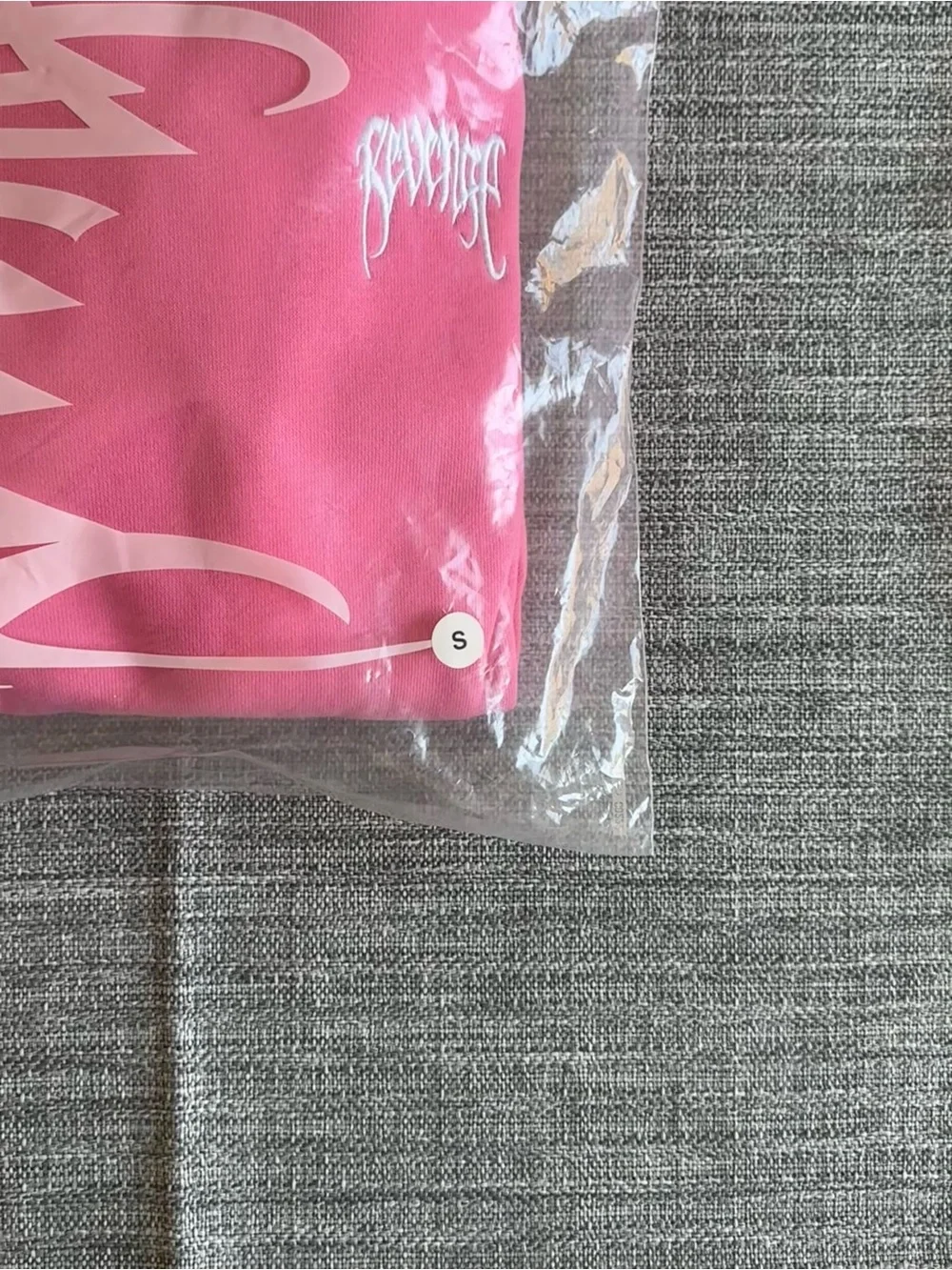 Revenge Hoodie Pinks Sz Small
